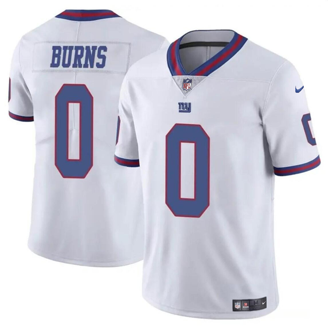 Youth New York Giants #0 Brian Burns White Stitched Jersey